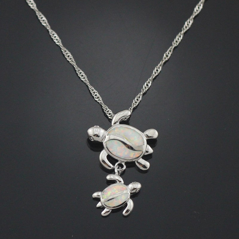Turtle Opal Pendant Necklace | Keto ACV Gummies